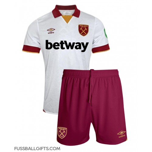 West Ham United Fußballbekleidung 3rd trikot Kinder 2024-25 Kurzarm (+ kurze hosen)